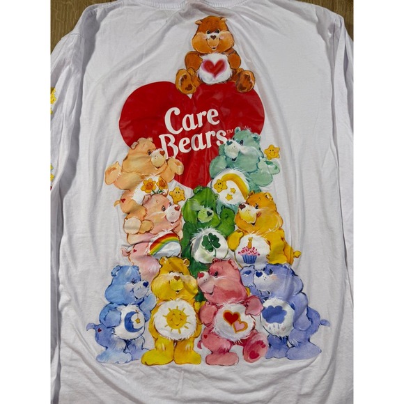 Care Bears x Cake worthy Women's XL Long Sleeve Shirt - White With Graphics - Picture 7 of 12